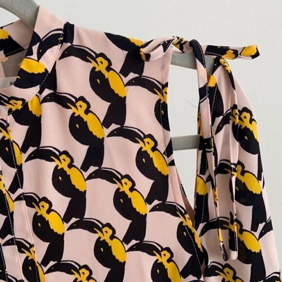 Avec Les Filles Anthropology Toucan Bird Dress - Picture 4 of 11